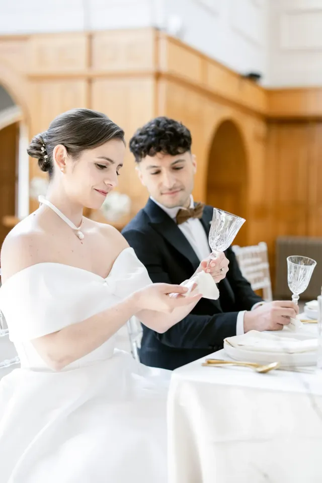 Couple Abbaye d'Oka portrait Fine Art