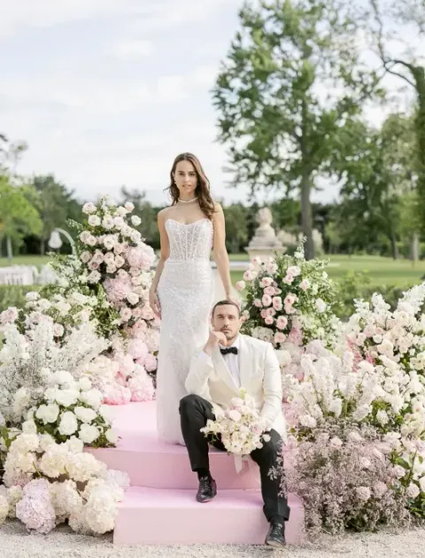 Mariage au Château de Tourreau : shooting d'inspiration élégant en Provence