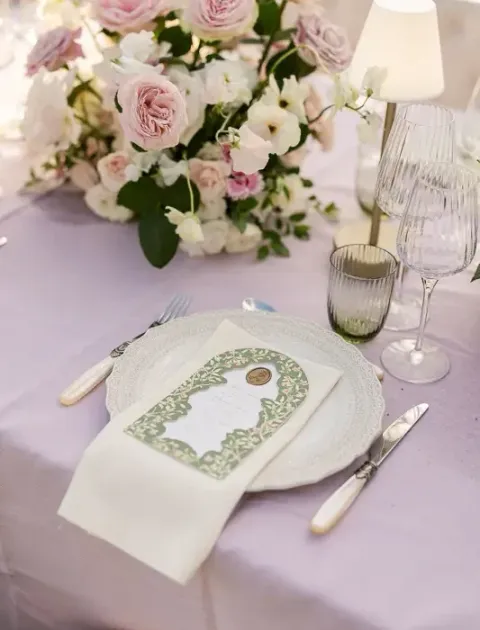Mise en place des tables