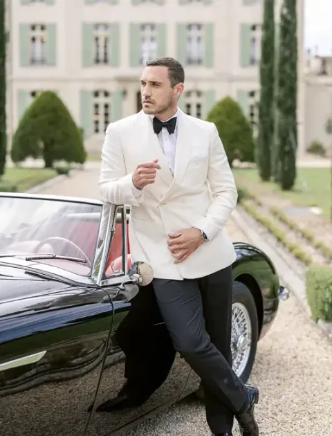 Pose du marié