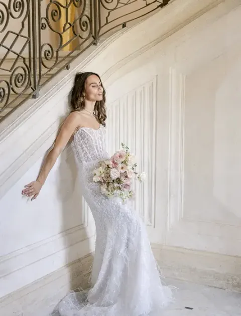 Portrait de la mariée