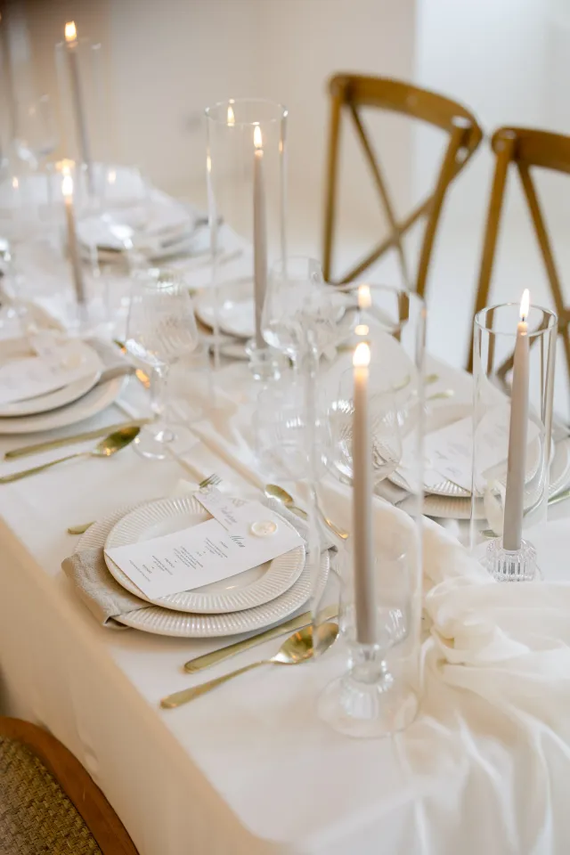 Mariage d'inspiration aux chandelles Château du Griffon