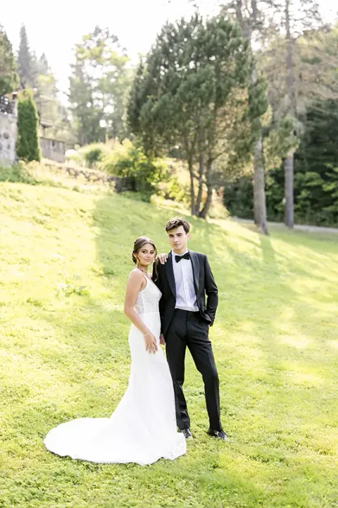 Ambiance nocturne elopement Manoir Davis