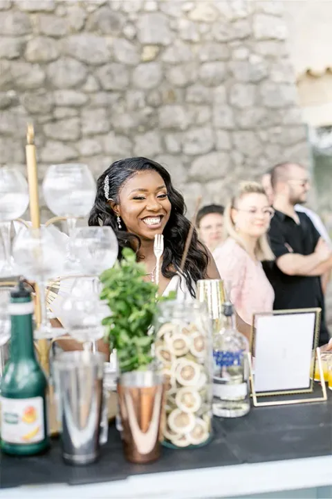 Ambiance cocktail mariage Sisteron