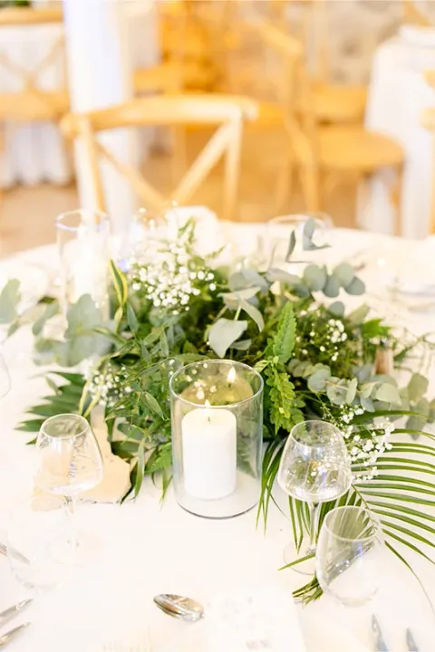 Émotion dîner mariage Mas Cinq Fontaines
